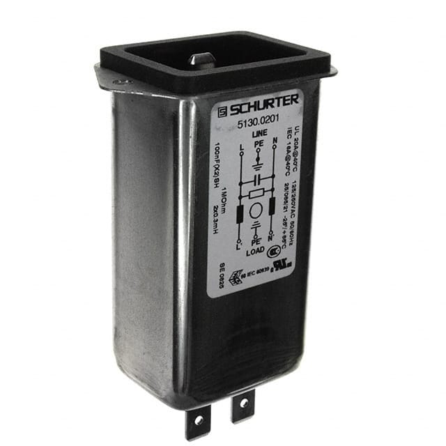 5130.0201 SCHURTER Inc.  Moduli di ingresso alimentazione (PEM)